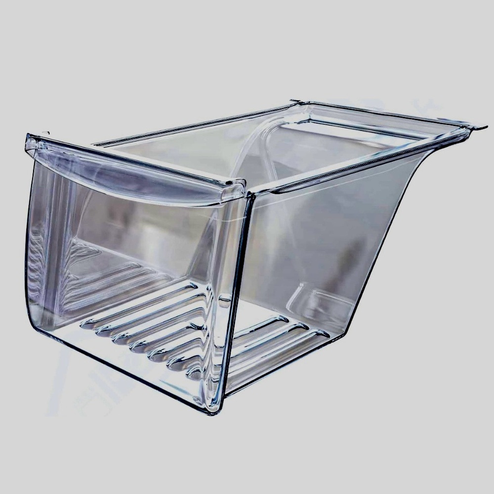 Hard Plastic Crisper Bin / Refrigerator Drawer